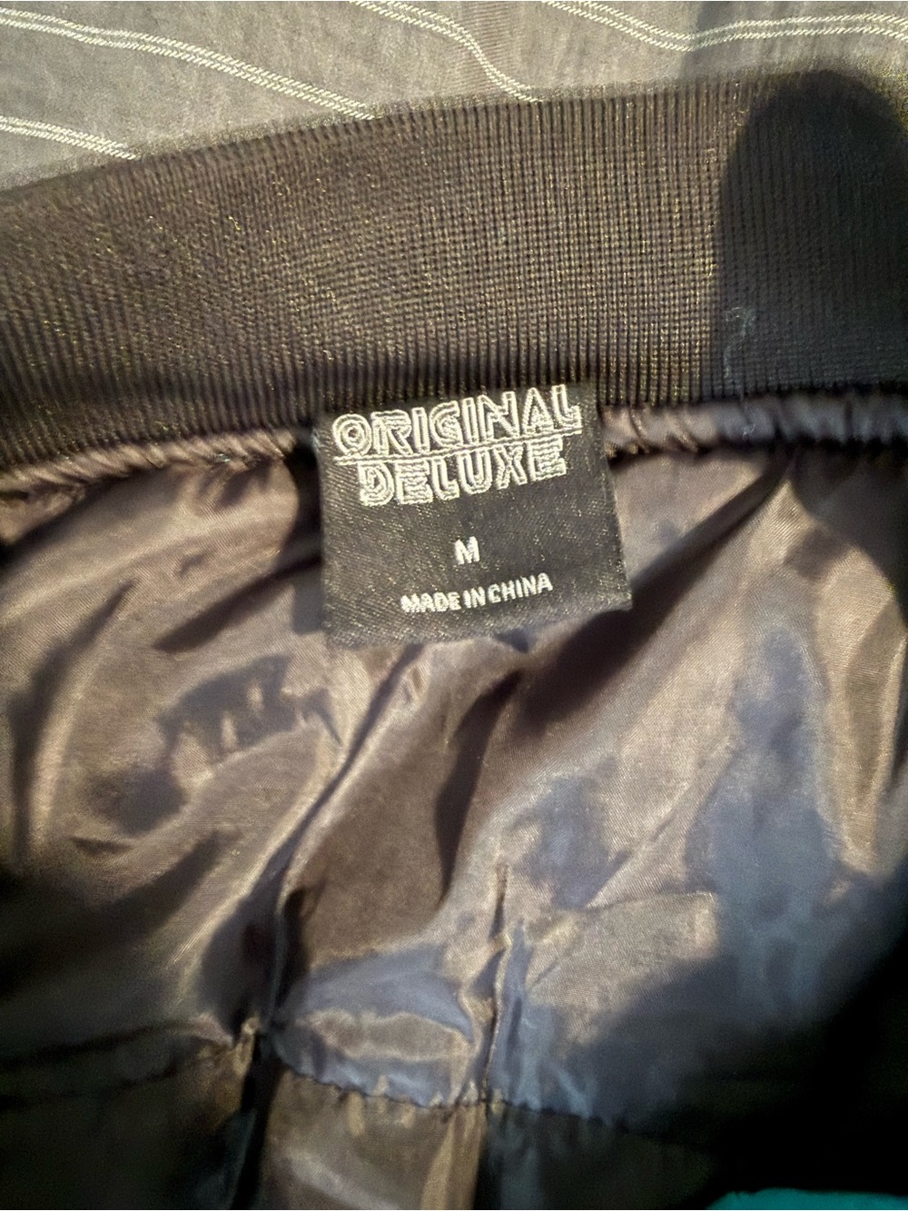 Original Deluxe - Teal Bomber Jacket - Medium - Picture 3 of 3